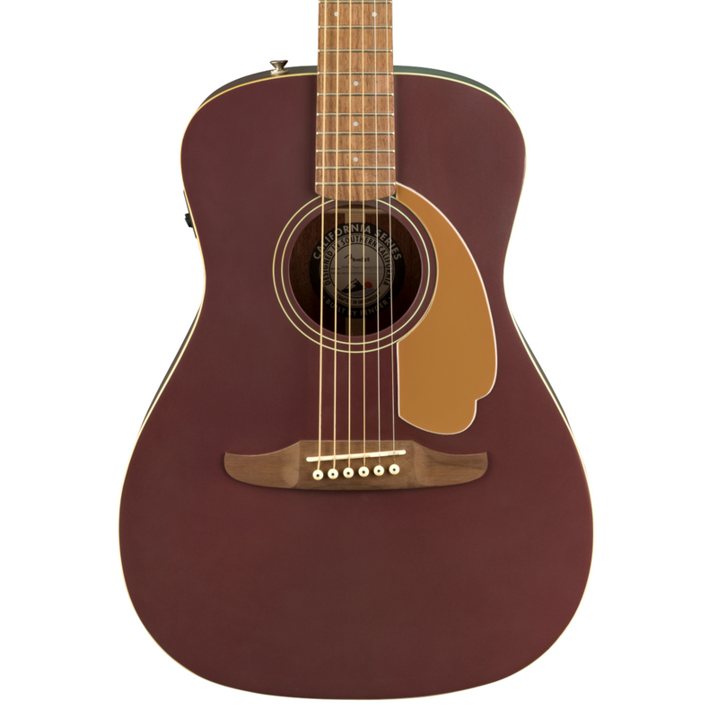 Guitarra Electroacústica Fender California Malibu Player Walnut -Burgundy Satin