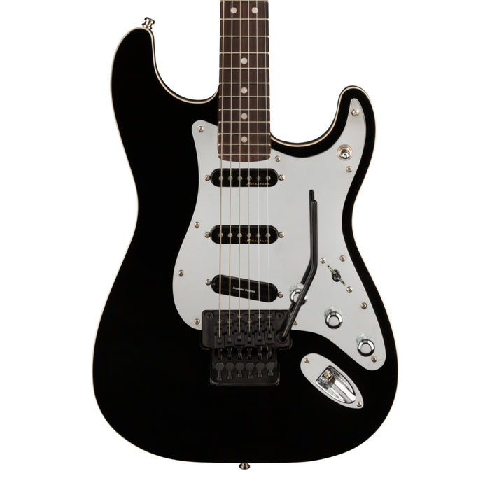 Guitarra Eléctrica Fender Tom Morello Stratocaster con mástil palo de rosa, Negro