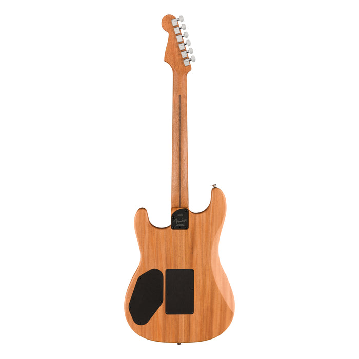 Guitarra Electroacústica Fender American Acoustasonic Stratocaster, mástil de ébano, Natural