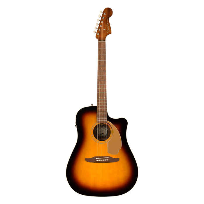 Guitarra Electroacústica Fender Redondo Player con mástil de nogal - Sunburst