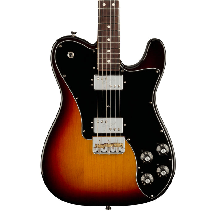 Guitarra Eléctrica Fender American Professional II Telecaster Deluxe con mástil de palo de rosa - 3-Color Sunburst