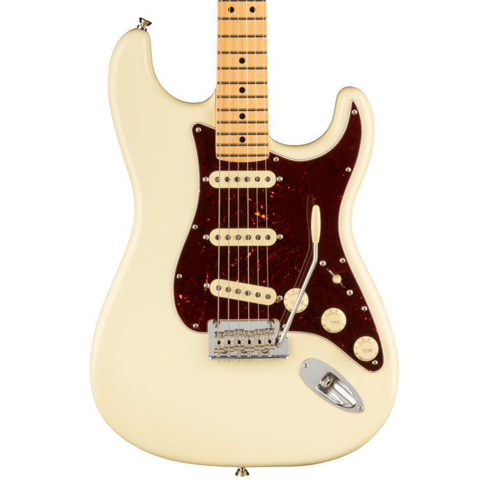Guitarra Eléctrica Fender American Professional II Stratocaster con mástil de maple - Olympic White