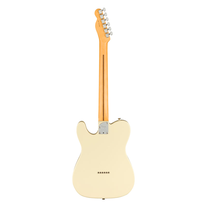 Guitarra Eléctrica Fender American Professional II Telecaster con mástil de Palo de Rosa - Olympic White