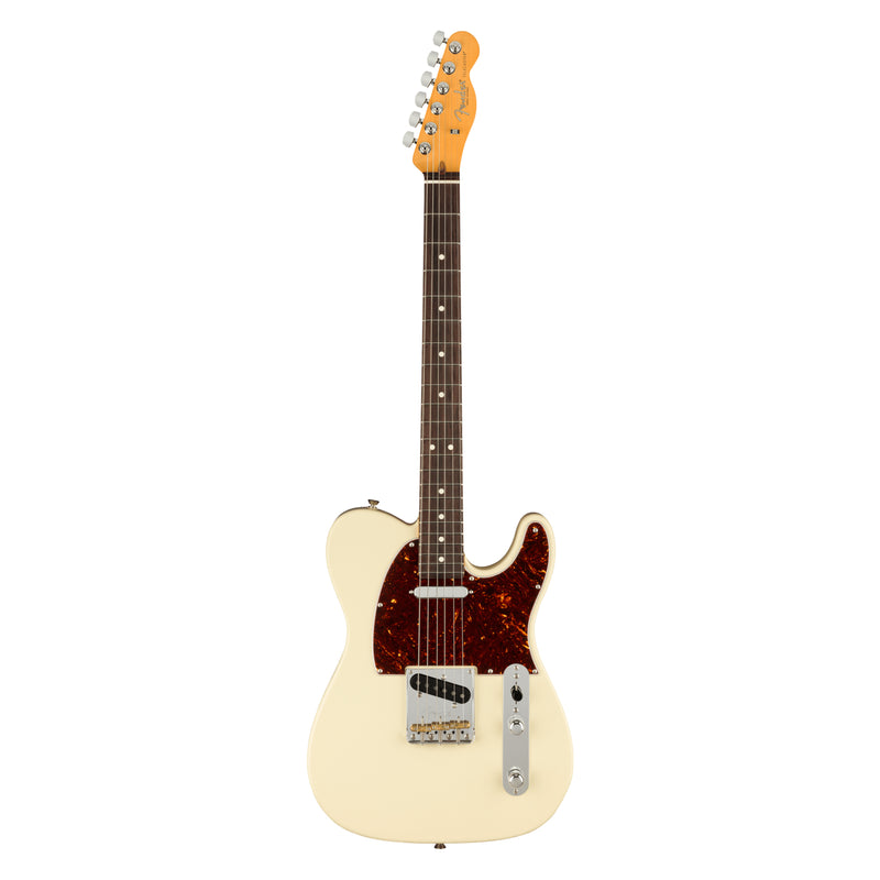 Guitarra Eléctrica Fender American Professional II Telecaster con mástil de Palo de Rosa - Olympic White