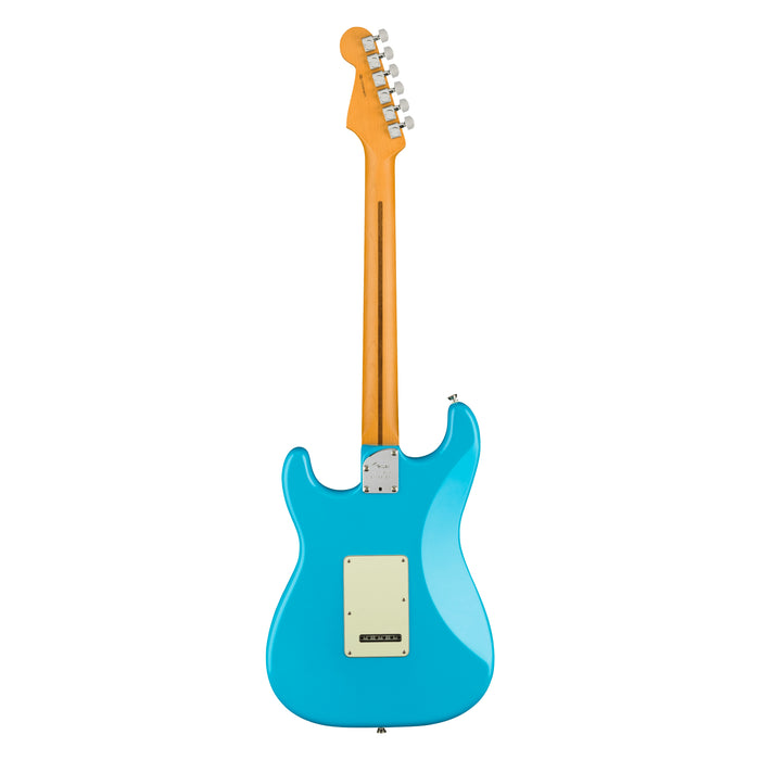 Guitarra Eléctrica Fender American Professional II Stratocaster con mástil de palo de rosa - Miami Blue