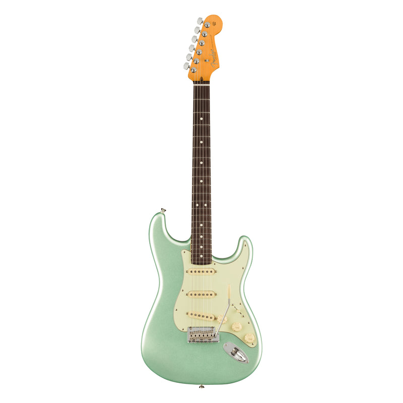 Guitarra Eléctrica Fender American Professional II Stratocaster con mástil de Palo Rosa - Mystic Surf Green