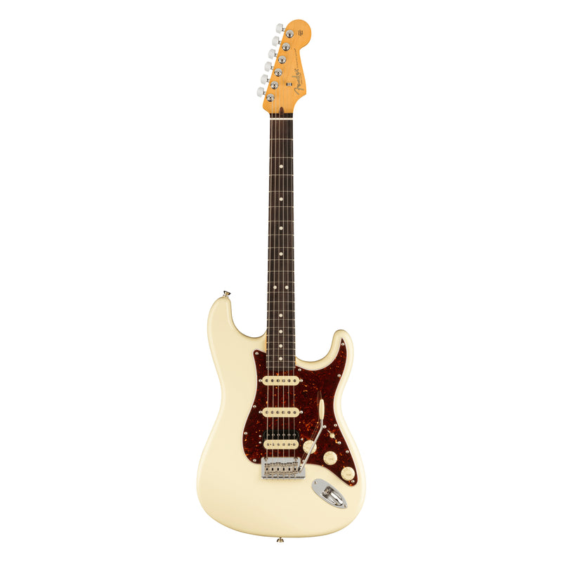 Guitarra Eléctrica Fender American Professional II Stratocaster HSS con mástil de Palo Rosa - Olympic White