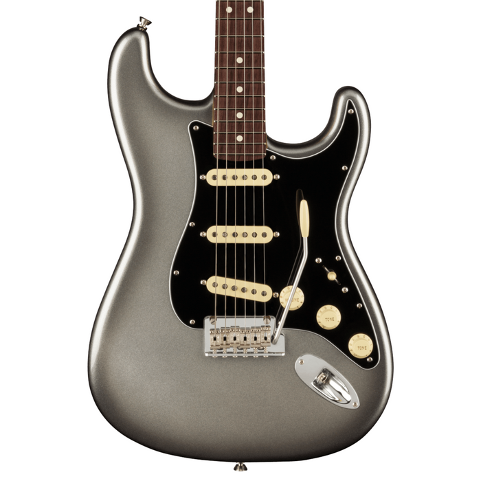 Guitarra Eléctrica Fender American Professional II Stratocaster con mástil de palo de rosa - Mercury