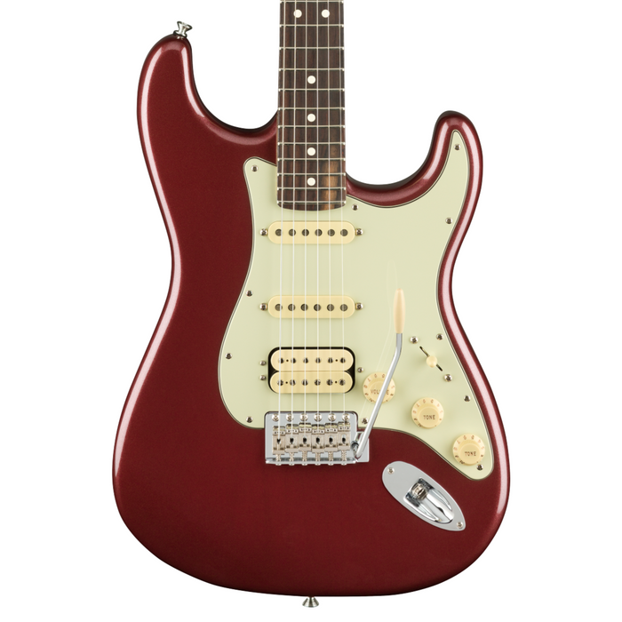 Guitarra Eléctrica Fender American Performer Stratocaster HSS con mástil de palo de rosa - Aubergine