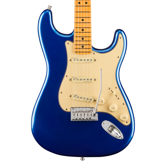 Guitarra Eléctrica Fender American Ultra Stratocaster con mástil de maple - Cobra Blue
