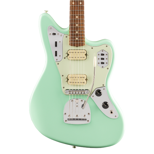 Guitarra Eléctrica Fender Vintera 60s Jaguar Modified HH con mástil de Pau Ferro - Surf Green