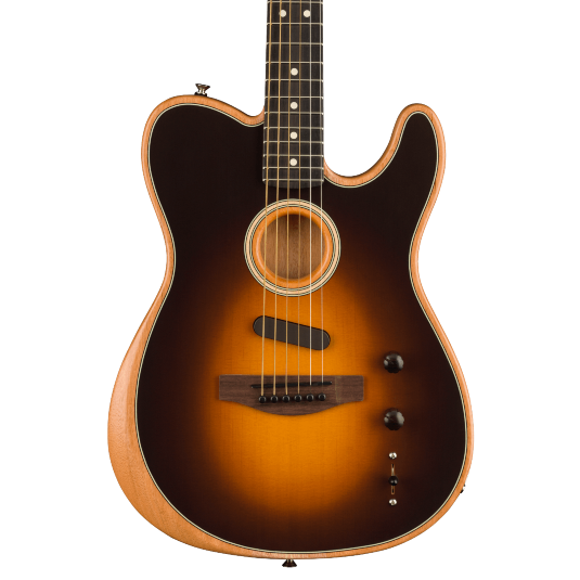 Guitarra Electroacústica Fender Acoustasonic Player Telecaster con mástil de palo de rosa - Shadow Burst