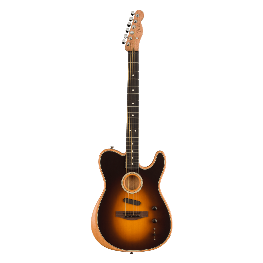 Guitarra Electroacústica Fender Acoustasonic Player Telecaster con mástil de palo de rosa - Shadow Burst