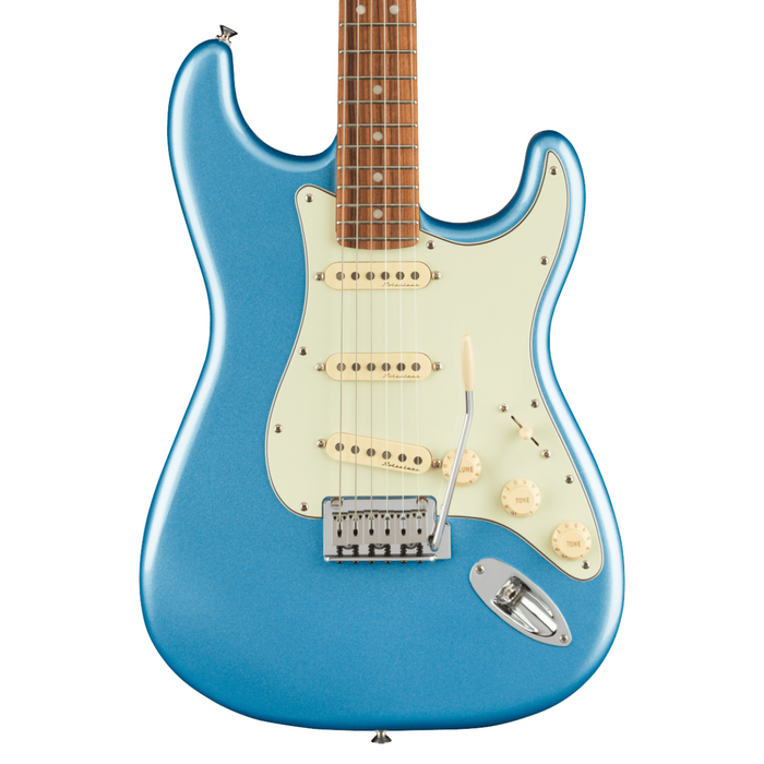 Guitarra Eléctrica Fender Player Plus Stratocaster con mástil de Pau Ferro - Opal Spark