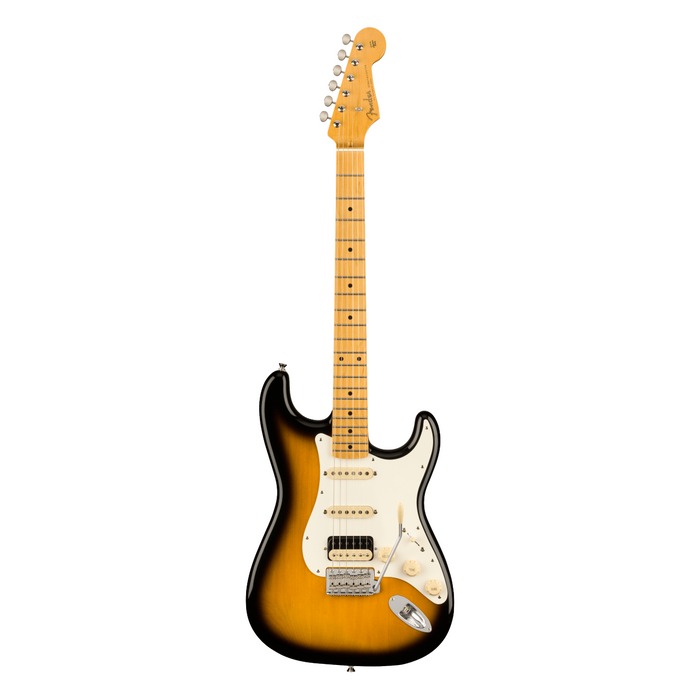 Guitarra Eléctrica Fender JV Modified 50s Stratocaster HSS con másil de maple - 2-Color Sunburst (Made in Japan)
