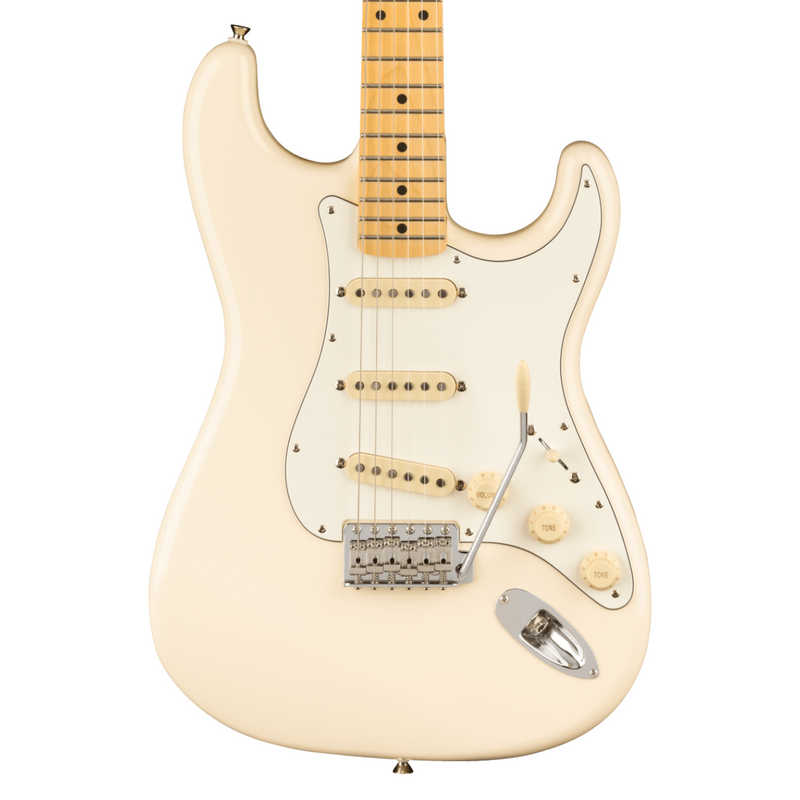 Guitarra Eléctrica Fender JV Modified  '60s Stratocaster® con diapasón de maple - Olympic White (Made in Japan)