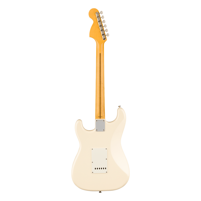 Guitarra Eléctrica Fender JV Modified 60s Stratocaster con mástil de maple - Olympic White (Made in Japan)