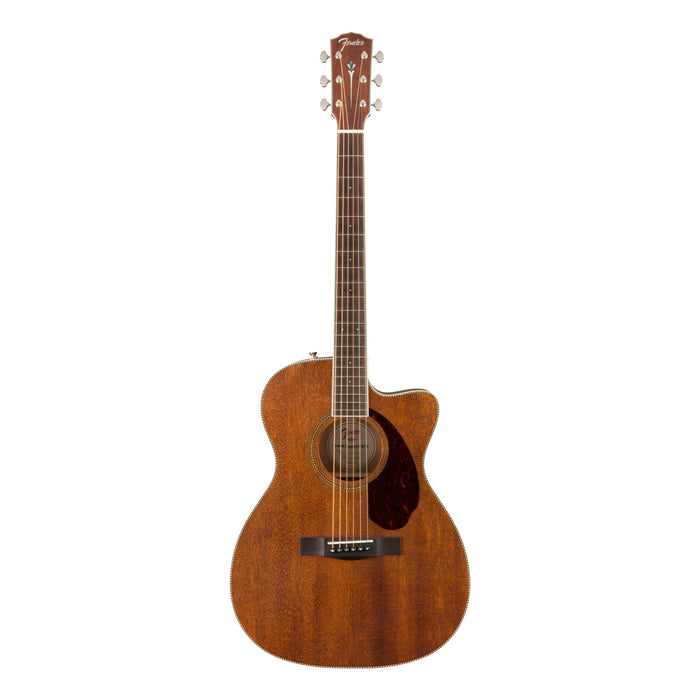 Guitarra Acústica Fender PM-3C Triple-0 All-Mahogany con mástil de ovangkol - Natural