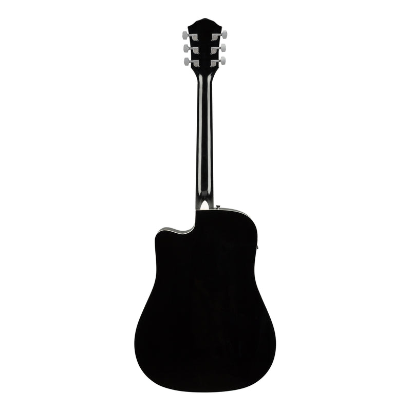 Guitarra Electroacústica Fender FA-125CE Dreadnought con mástil de nogal - Black