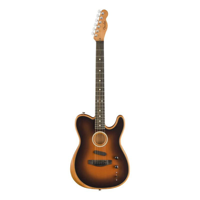 Guitarra Electroacústica Fender American Acoustasonic Telecaster con mástil de ébano - Sunburst