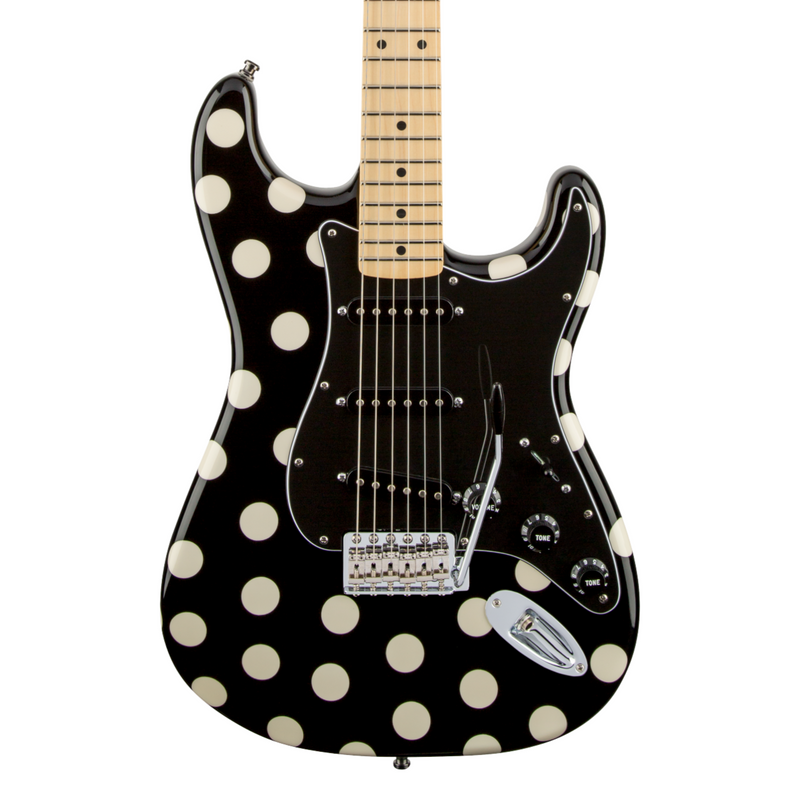 Guitarra Eléctrica Fender Artist Series Buddy Guy Standard Stratocaster con mástil de Maple - Polka Dot Finish