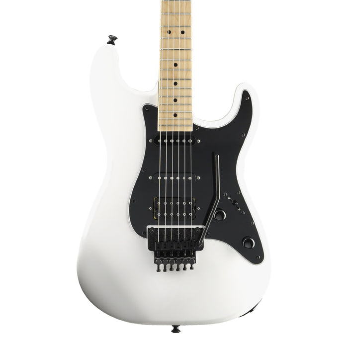 Guitarra Eléctrica Jackson X Series Signature Adrian Smith San Dimas SDXM con mástil de maple - Snow White con pickguard negro