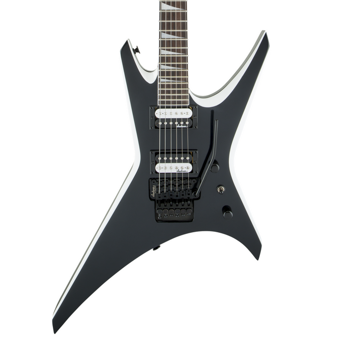 Guitarra Eléctrica Jackson JS Series JS32 Warrior Arch Top -Black with White Bevels