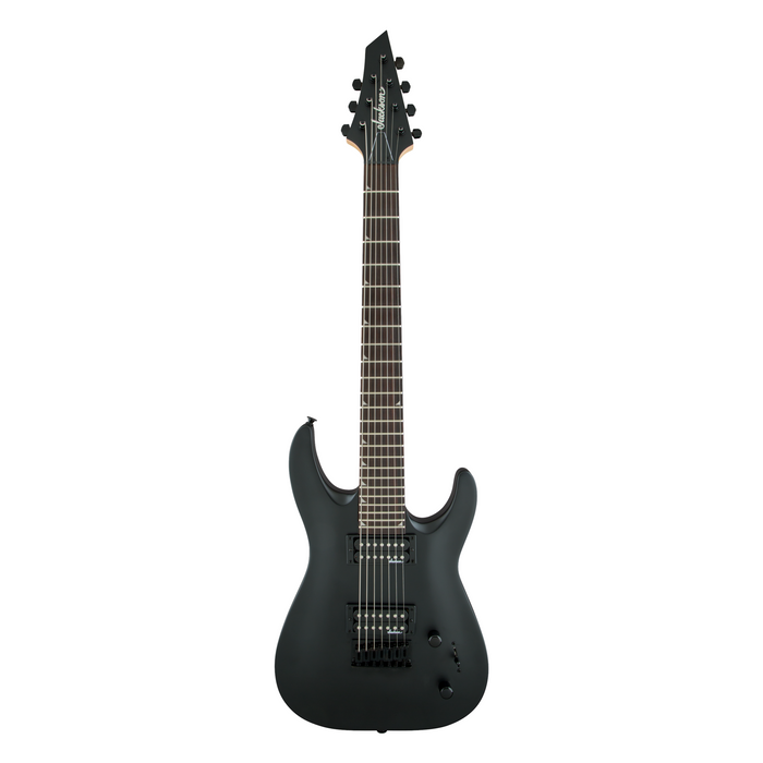 Guitarra Eléctrica Jackson JS Series Dinky Arch Top JS22-7 DKA HT con mástil de amaranto - Satin Black