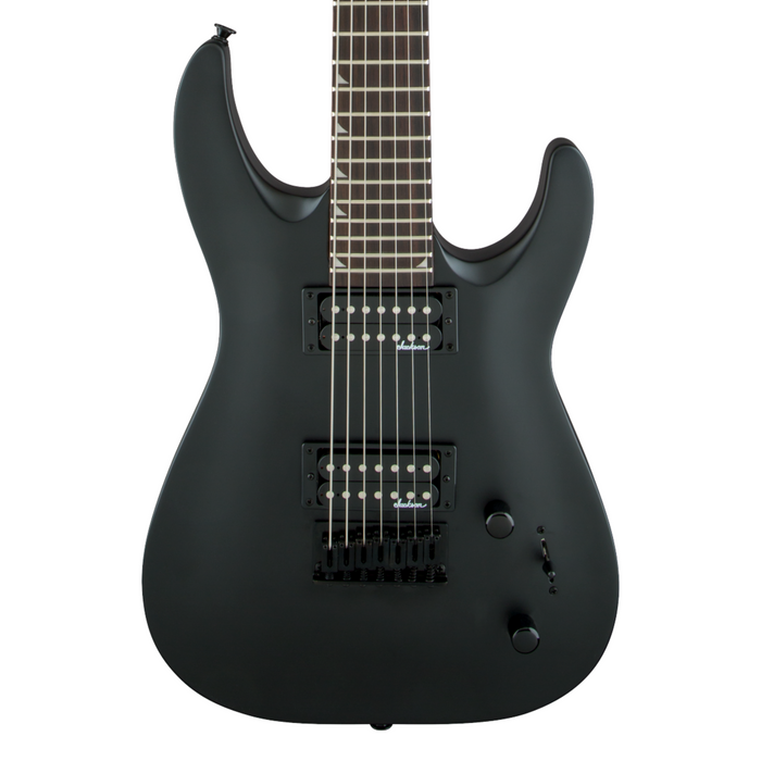 Guitarra Eléctrica Jackson JS Series Dinky Arch Top JS22-7 DKA HT con mástil de amaranto - Satin Black