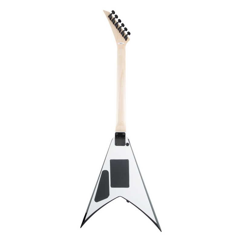 Guitarra Eléctrica Jackson JS Series King V™ JS32 con diapasón de Amaranto - White with Black Bevels