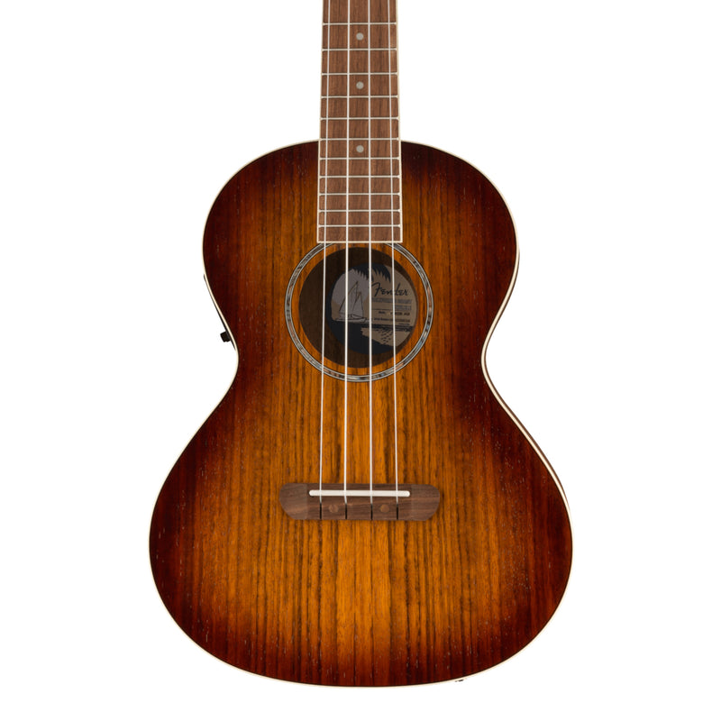 Ukelele Fender Rincon Tenor con mástil de nogal - Aged Cognac Burst