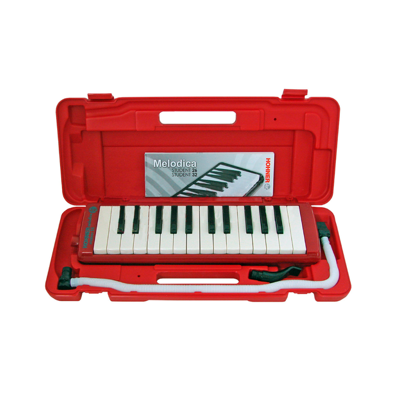 Melódica/Piánica Hohner de 26 teclas roja