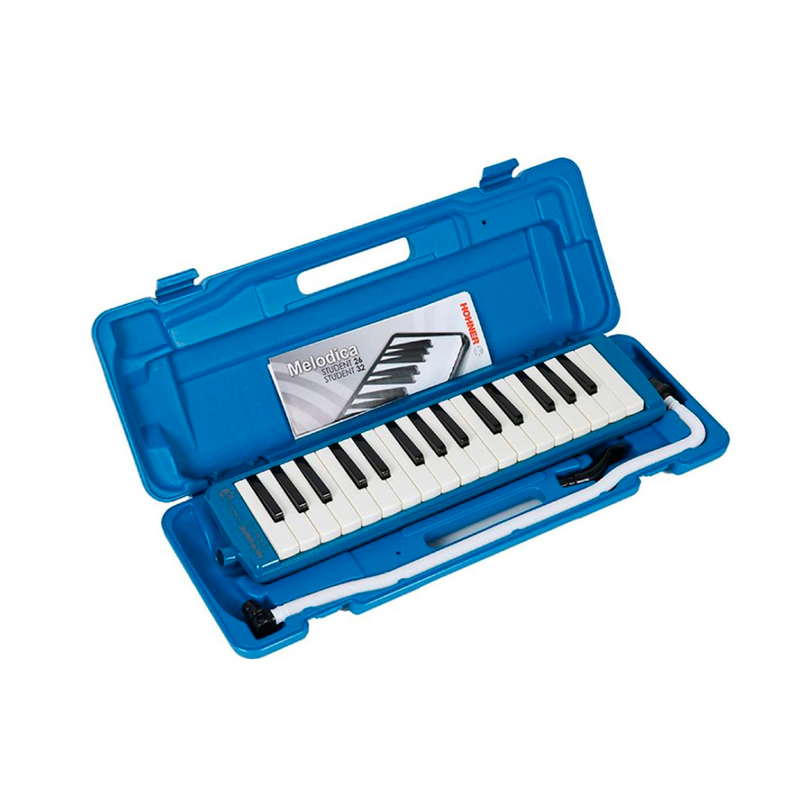 Melódica/Piánica Hohner de 32 teclas azul