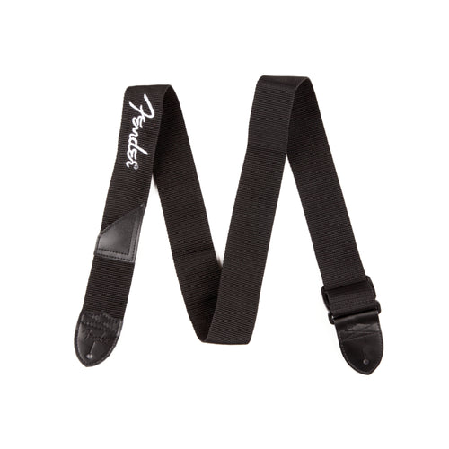 Correa Fender 2" Black Poly Strap, White