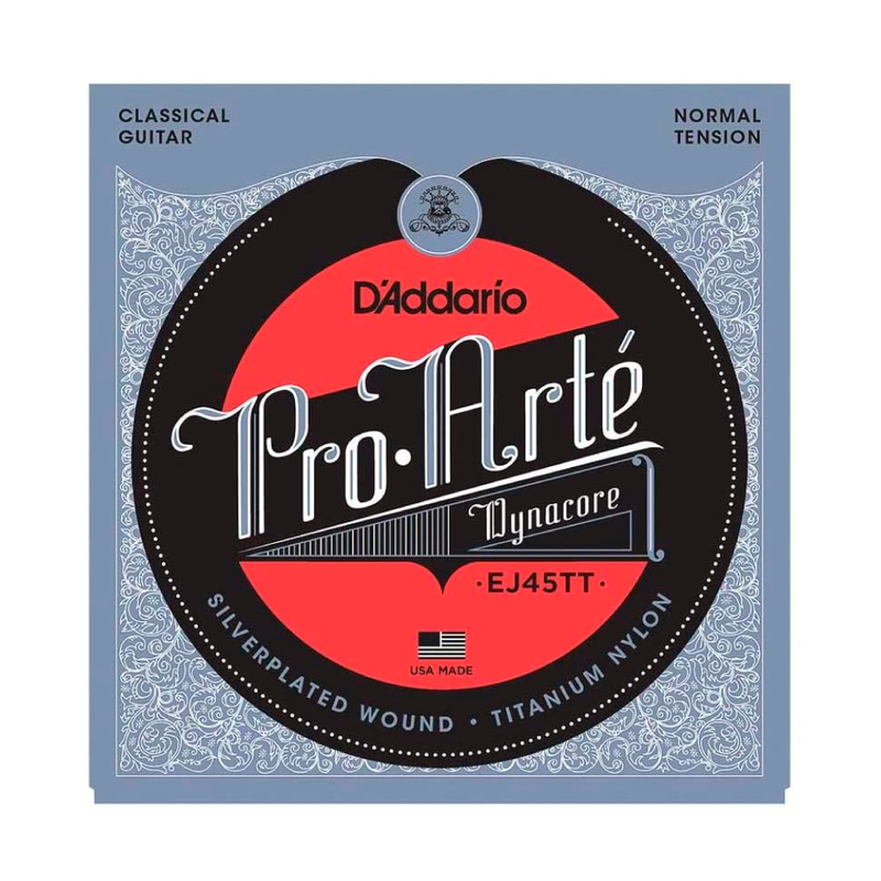 Cuerda D'Addario para Guitarra Clásica de Nylon EJ45TT Pro Arte