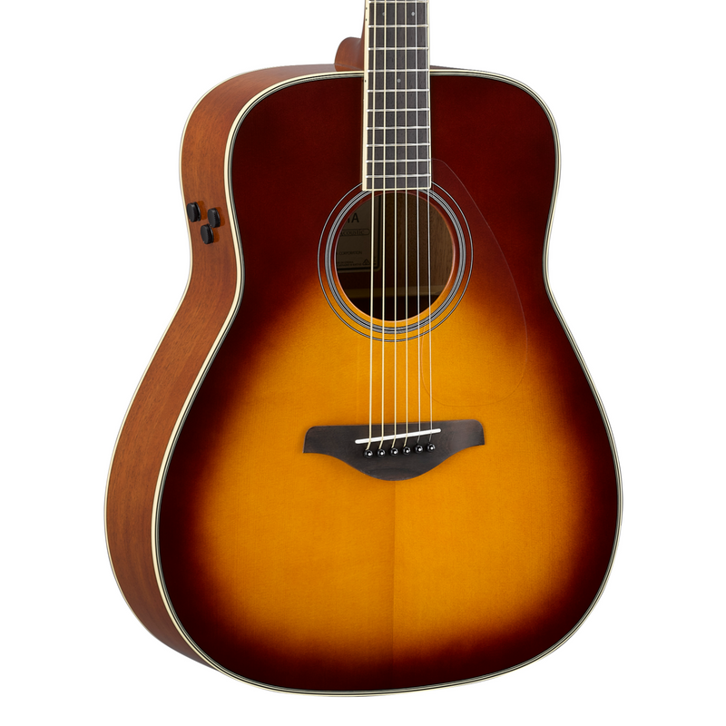 Guitarra Electroacústica Yamaha Transacoustic FG-TA Dreadnought - Brown Sunburst
