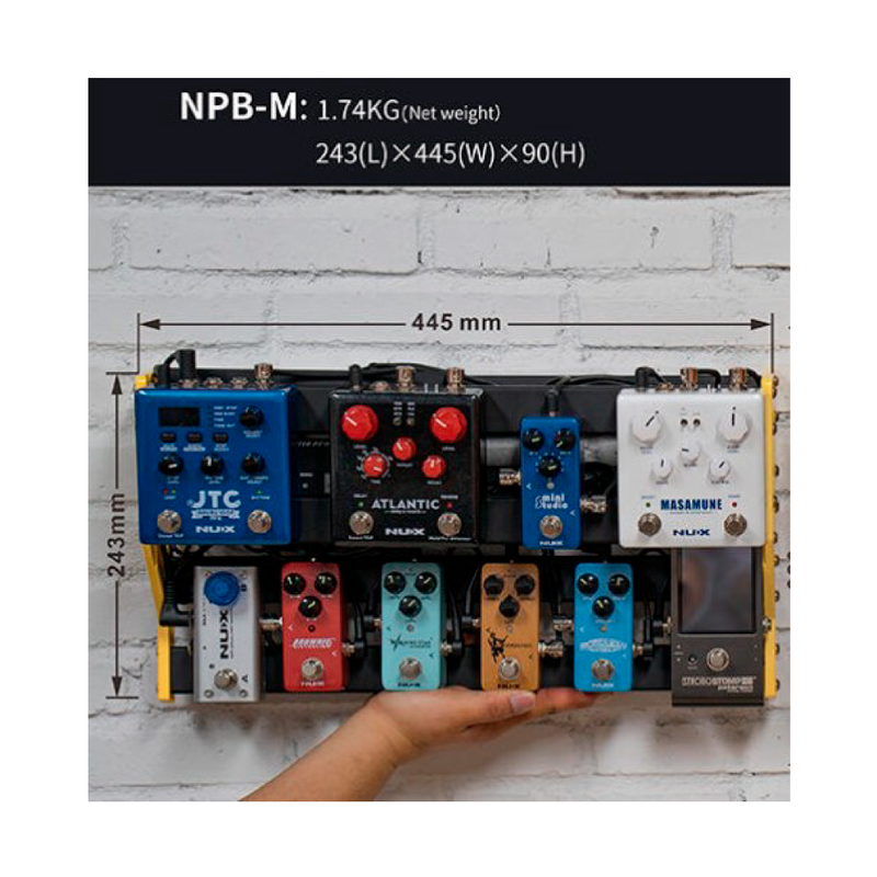 Pedalboard NUX Bumblebee M para pedales (NPB-M)