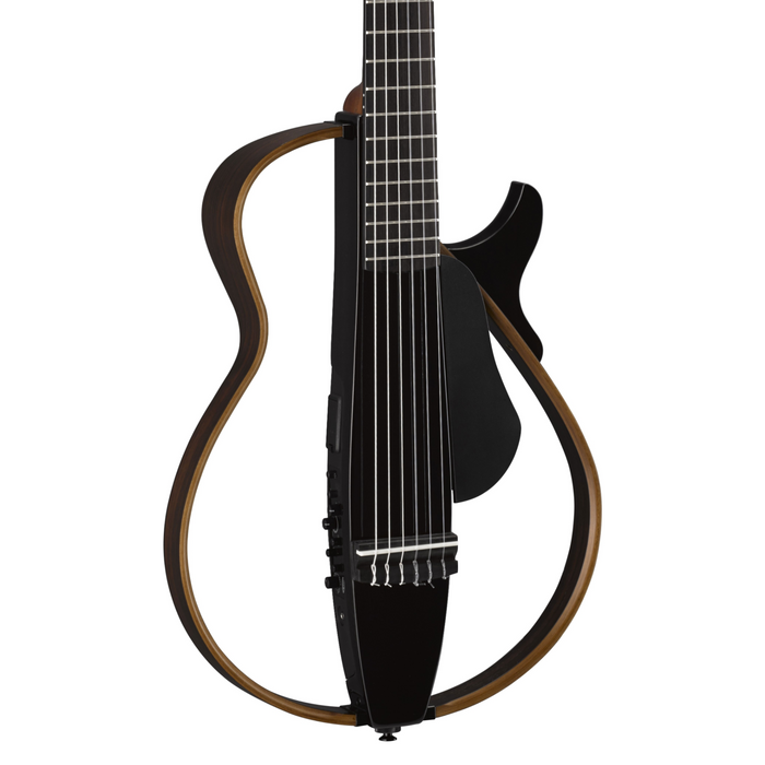 Guitarra Electroacústica Yamaha Silent SLG200N Cuerdas de Nylon - Translucent Black