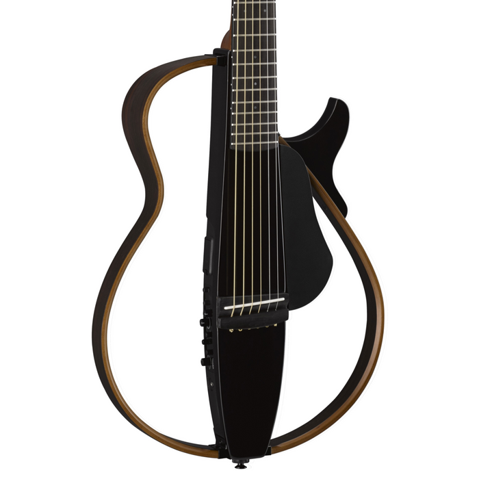 Guitarra Electroacústica Yamaha Silent SLG200S Cuerdas de Metal - Translucent Black