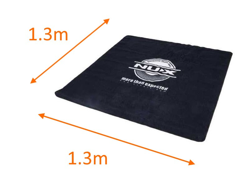 Alfombra para batería NUX - negra