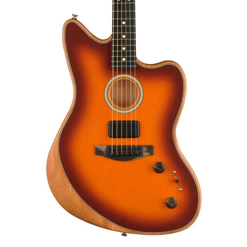 Guitarra Electroacústica Fender American Acoustasonic® Jazzmaster® - Tobacco Sunburst