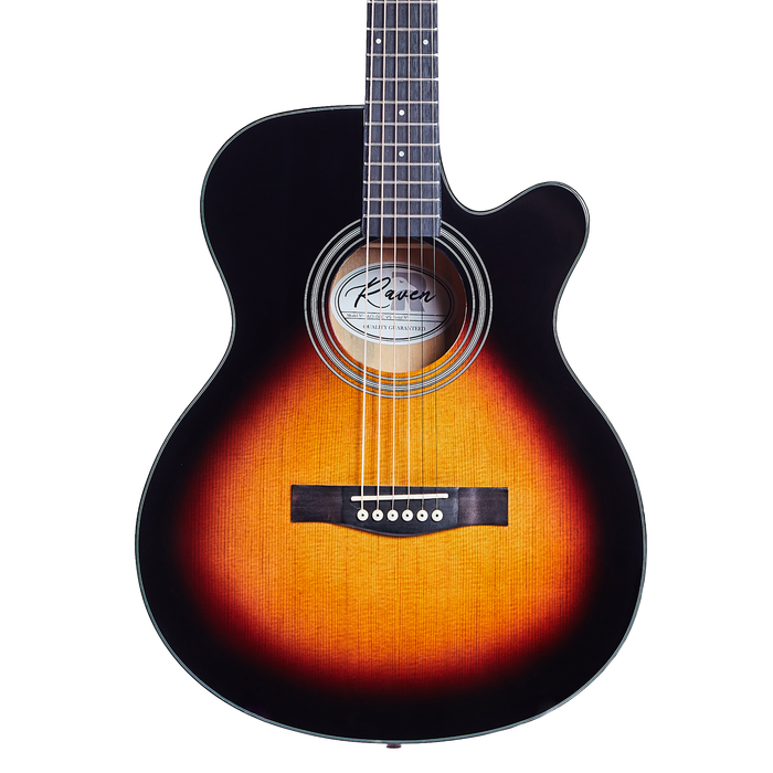 Guitarra Acustica Raven AO-08C VS