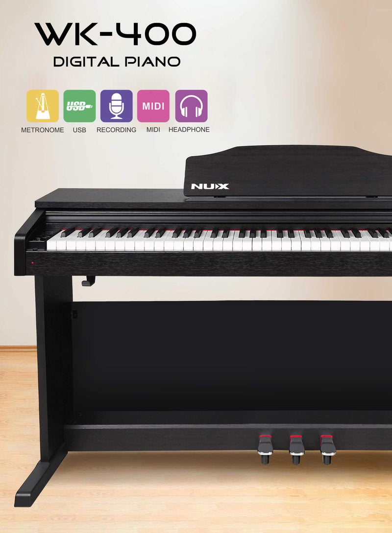 Piano Digital NUX WK-400 - Dark Rosewood